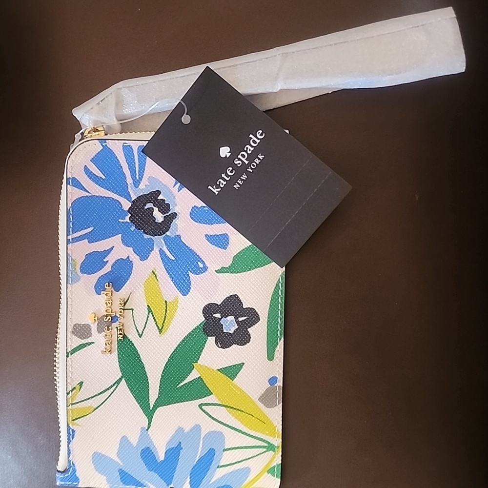 Kate Spade Floral Wristlet Nwt - Picture 5 of 5